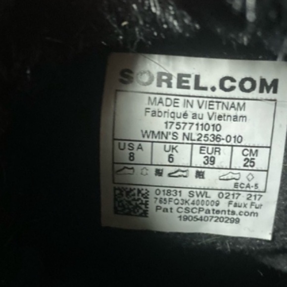 Sorel Tivoli III Winter Boots Size 8 Plaid Red Black Waterproof Soles Faux Fur - Picture 15 of 15